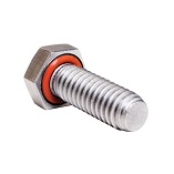 Hex Head Sealing Bolt - Silicone O-Ring