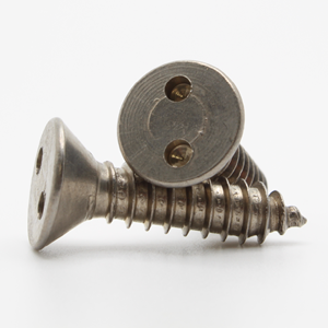 Drilled Spanner Flat Head Metal Screw